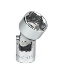KDT80252 image(0) - GearWrench 1/4 Inch Drive 6 Point Metric Flex Socket 6mm