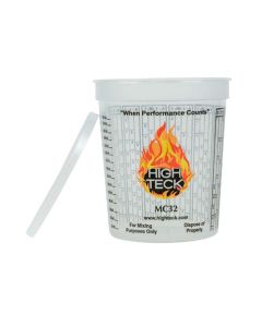 HITMC32 image(0) - High Teck Products MC32 Mixing Cup, 1 qt, Polypropylene