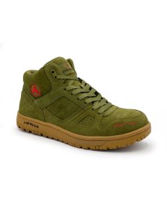 FSIAW6353-7M image(0) - AIRWALK MONGO Mid - Men's Mid Top Shoe - CT|EH|SR - Olive/Gum - Size: 7 - D - (Regular)