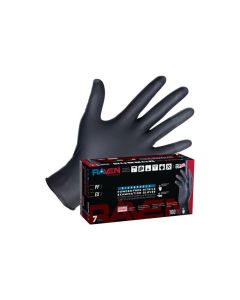 SAS66482 image(0) - SAS Safety Raven Patriot Nitrile Gloves, 7Ml MED