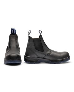 RDBBTST11 image(0) - Redback Boots USA Blue Tongue Station 6-inch Black Slip On (11US)