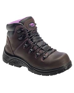 FSIA7123-11W image(0) - Avenger Work Boots Framer - Women's High Top Work Boots - Composite Toe - IC|EH|SR|PR - Brown/Black - Size: 11 - E - (Wide)