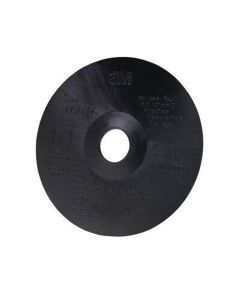 MMM5637 image(0) - 3M 05637 Back-Up Pad, 5 in Dia, 7/8 in Arbor, Hub and Retainer Nut Attachment