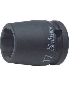 KKN14410M-30 image(0) - Ko-ken USA 14410M-30 1/2 Sq. Dr. Socket 30mm Surface Drive Length 42mm