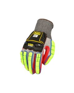 RIN065-07 image(0) - Ringers Ringers R065 R-Flex Nitrile Half-Dipped Impact Gloves Extra Small