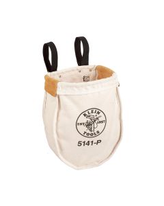 KLE5141P image(0) - Klein Tools Tool Bag, Canvas Utility Bag, Loop Connection, 10 x 5 x 12-Inch