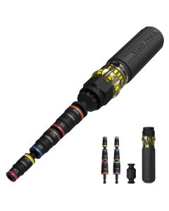 KLE32914HD image(0) - Klein Tools 14-in-1 Impact Rated Flip Socket Set