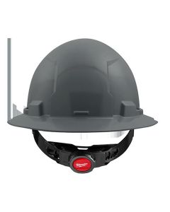 MLW48-73-1115 image(7) - Milwaukee Tool BOLT Gray Full Brim Hard Hat w/4pt Ratcheting Suspension (USA) - Type 1, Class E
