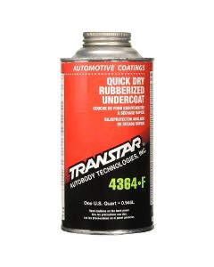 TRP4364-F image(0) - Transtar Autobody Products 4364-F - Quick Dry Rubberized Undercoat - 1 Quart Can - Black