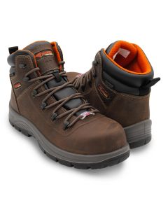 FSIA8200-14EE image(9) - Avenger Work Boots Framer MAX Mid - Men's - CT|EH|PR|WP|SR|SF - Brown - Size: 14 - EE - (Extra Wide)