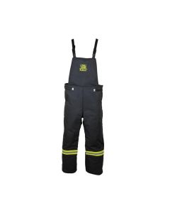 OBRTCG140B-BIB-5XL image(0) - OBERON Bib Overalls - Arc Flash - 140 Cal TCG Lightweight - Color: Black - Size: 5XL