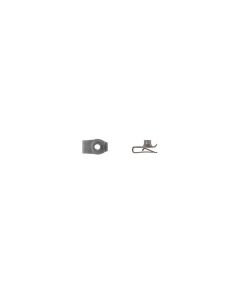 DCO5596 image(0) - Disco Automotive Hardware 5596PK Extruded U-Nut, M6 x 1 mm Screw, Black