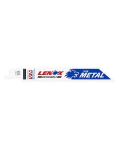 LEX20569S624R image(0) - Lenox Tools 6 Inch 24 TPI Bi-Metal Reciprocating Saw Blade - 1 Pack