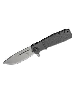 CRKK252GXP image(0) - CRKT (Columbia River Knife) Homefront 12C27 Bead Blast Plain Blade Assisted Folding Knife with Liner Lock Aluminum Handle - Green