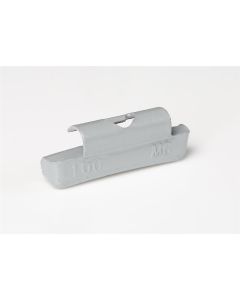 PLO10837-8 image(0) - PLOMBCO Inc 0.25 oz MC style Plasteel clip-on weight