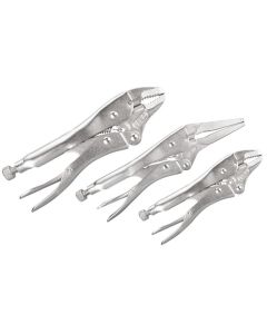 WLMW1782 image(0) - Wilmar Corp. / Performance Tool 3 pc. Locking Pliers Set