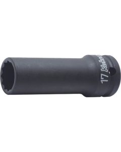 KKN14305M-8 image(0) - Ko-ken USA 14305M-8 1/2 Sq. Dr. Socket 8mm 12 point Length 80mm