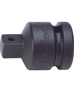 KKN14433A-P image(0) - Ko-ken USA 14433A-P 1/2 Sq. Dr. Adaptor 3/8 Square Length 37.5mm Pin type