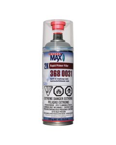 SMX3680031 image(0) - SprayMax 3680031 Universal 2K Rapid Primer Filler, Gray, 5.4 to 8.1 sq-ft Coverage, 1 hr Dry Curing