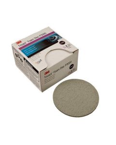 MMM2096 image(0) - 3M Trizact 02096 Abrasive Disc, 5 in Dia, 3000 Grit, Hook and Loop, Gray