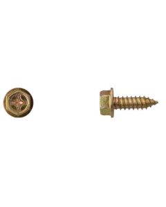 DCO2123PK image(0) - Disco Automotive Hardware (50) 1/4"(14)x 3/4" LICENSE PLATE SCREW