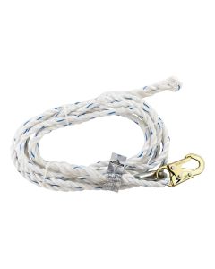 SRWV84084025 image(0) - PeakWorks Standard Vertical Lifeline, 5/8" Rope - 25 FT - Snap Hook