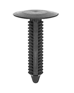 AVC20366 image(0) - AUVECO 20366 Single Head Type 1 Fender Liner and Mud Flap Retainer, 22 mm Dia Bottom Head, Nylon, Black