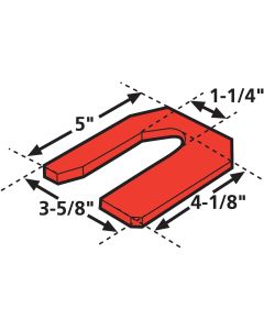 SPP36060 image(0) - Specialty Products Company PREVOST CASTER SHIMS 1/32" (6)