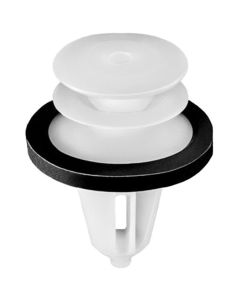 AVC21169 image(0) - AUVECO 21169 Triple Head Type-10 Door Trim Panel Retainer with Sealer, Nylon, White