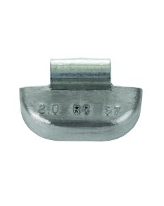 PWWRC120 image(0) - Wegmann Automotive 12oz Heavy-Duty Lead Uncoated Clip-on RC Series  Wheel Weight (Box of 20)