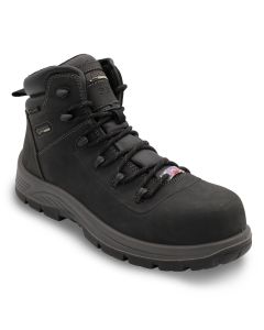 FSIA8201-17EE image(0) - Avenger Work Boots Framer MAX Mid - Men's - CT|EH|PR|WP|SR|SF|B&W - Black - Size: 17 - EE - (Extra Wide)