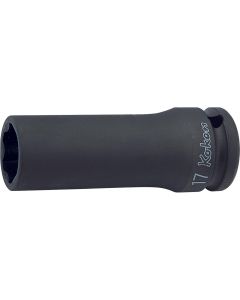 KKN14310M-17 image(0) - Ko-ken USA 14310M-17 1/2 Sq. Dr. Socket 17mm Surface Drive Length 80mm