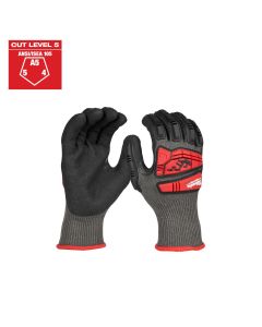 MLW48-73-8151 image(0) - Milwaukee Tool Impact Cut Level 5 Coated Nitrile Dipped Glove - M