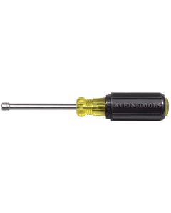 KLE630-4MM image(0) - Klein Tools 4mm Nut Driver, 3-Inch Hollow Shaft, Cushion-Grip