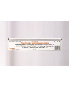 RBL371 image(0) - RBL Products 371 Self-Adhering Tracing/Masking Paper Roll, 12 in W x 24 ft L