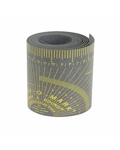 SRW14764 image(0) - Jackson Safety Large Wrap-A-Round Pipe Ruler - Gray