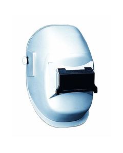 SRWS29311 image(0) - Sellstrom Welding Helmet - Passive - Nylon - Lift Front  - 2" x 4.25" Viewing Area - Shade 10 - Ratcheting Headgear - Silver - 290 Series