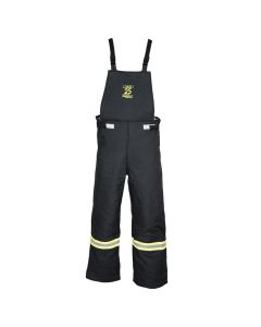 OBRTCG25-BIB-S image(0) - OBERON Bib Overalls - Arc Flash - 25 Cal TCG - Color: Black - Size: Small