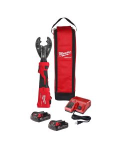 MLW2978-22BG image(0) - Milwaukee Tool M18 FORCE LOGIC 6T Linear Utility Crimper Kit w/ BG-D3 Jaw