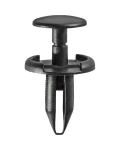 AVC19639 image(0) - AUVECO 19639 Push-Type with Closed End Fender and Front Bumper Cover Retainer, 17 mm Dia Head, Nylon, Black