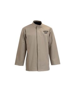 OBRCAT4-CT-M image(0) - OBERON Coat - Arc Flash - 40 Cal CAT Economy - Color: Khaki - Size:  Medium