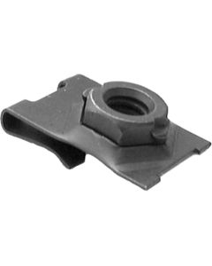 AVCAP5586 image(0) - AUVECO AP5586 J-Type Cage Nut, 1/4 in - 20 TPI Screw x 1/2 in Center of Hole to Edge, Phosphate