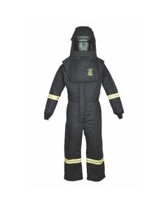 OBRTCG75A-L image(0) - OBERON Suit Kit - Arc Flash - 75 Cal TCG - Comes with Hood and Coveralls - Color: Black - Size: