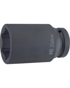 KKN18301A-1-1-2 image(0) - Ko-ken USA 18301A-1.1/2 1 Sq. Dr. Socket 1.1/2 6 point Length 108mm Thin walled