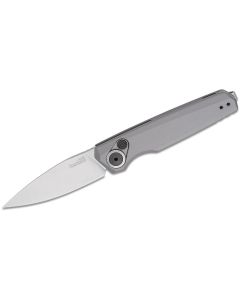 KER7551 image(0) - Kershaw Launch 18 Automatic Push-Button Lock Single Edge Spear Point Blade EDC Folding Knife - Gray - $1000 Min Vendor Direct Auto Knives Only. Cannot Ship toCA, CT, DE, MN, VT. Contact Sales Rep.
