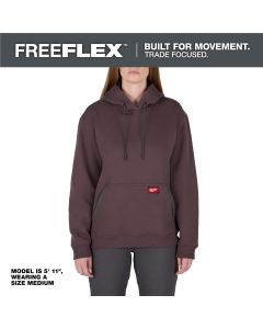 MLWF251P-M image(0) - Milwaukee Tool Women's FREEFLEX Pullover Hoodie- Purple - M