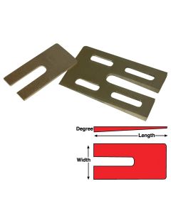 SPP10714 image(0) - Specialty Products Company MA BZ SHIMS 4x6.5x1 DEG (6)