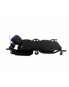 LDS1010979 image(0) - ShopSol Creeper Wide-Body w/Adjustable Headrest, 500 lbs Capacity and Dual Bearing pin-fit casters, Parts Tray and Light
