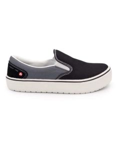 FSIAW7003-11EE image(0) - AIRWALK VENICE - Men's Canvas Slip On - CT|EH|SF|SR - Black / Castle Rock - Size: 11 - 2E - (Extra Wide)