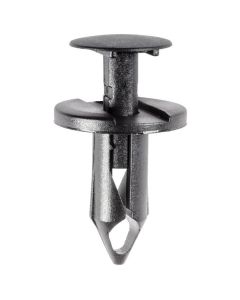 AVCAP17216 image(0) - AUVECO AP17216 Push-Type with Closed End Air Baffle to Under Carriage Retainer, 20 mm Dia Head, Nylon, Black
